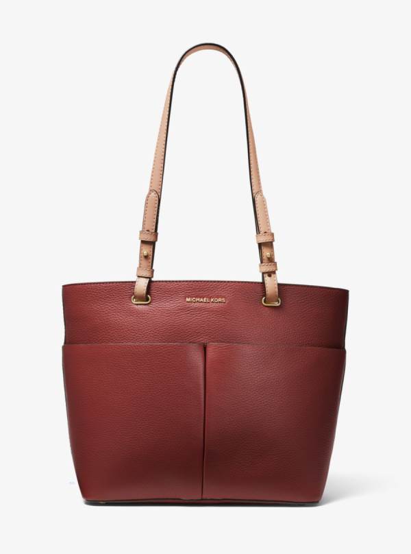 Damske Prenosná Taška Michael Kors Bedford Medium Pebbled Leather Hnede - Kabelky Michael Kors Obchod | VXYAI-0816
